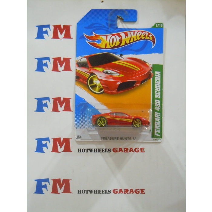 Hotwheels Ferrari F430 Scuderia Treasure Hunts 2012