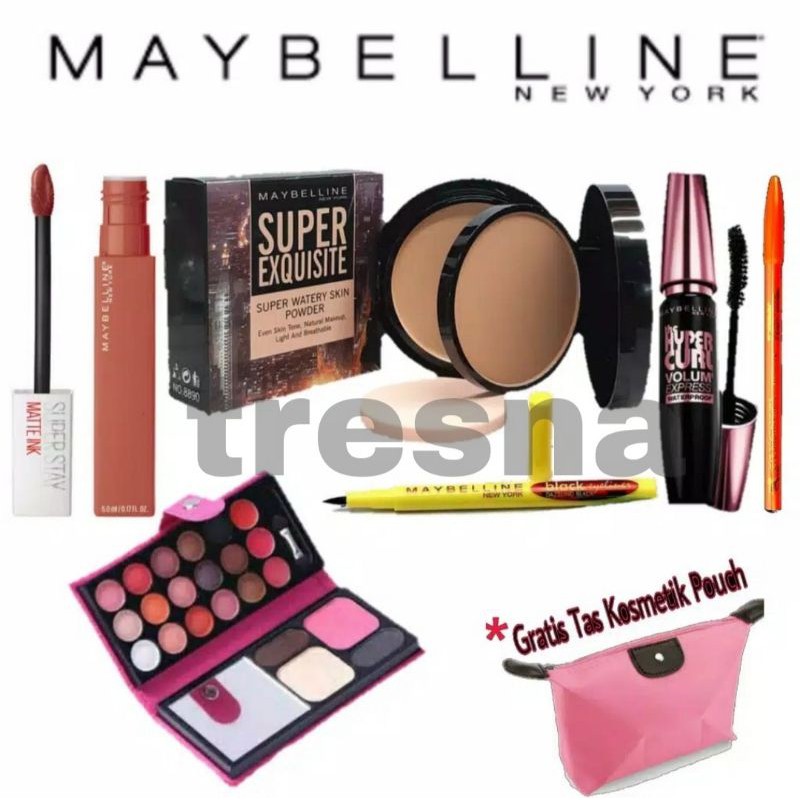 Maybelline / Paket Make Up / Paket Make up Lengkap / Paket Make Up Murah / Paket Make Up Maybelline