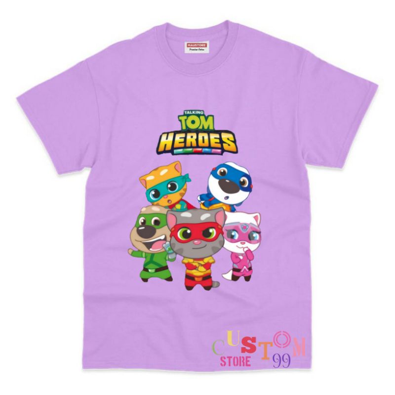 BAJU ANAO KAOS ANAK TALKING TOM HEROES AND FRIENDS BAHAN PREMIUM