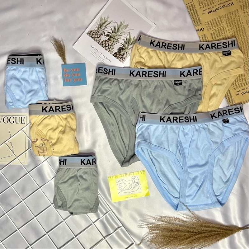 KARESHI sempak pria list boxer/ sempak pria dewasa / sempak pria murah /sempak pria jumbo / sempak p