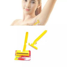 Alat Cukur - KUNING Bulu Kumis Jenggot - Ketiak / Cukuran / Pisau Cukur Razor WARNA KUNING