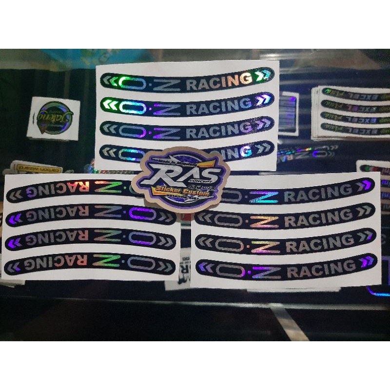 Stiker Velg Oz Racing Hologram Maxdecal