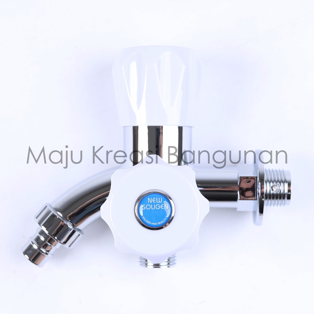 Kran Cabang Shower New Soligen Keran Double PVC Chrome S10C S13C S9CW S10CW S13CW S9 S10 S13 CW