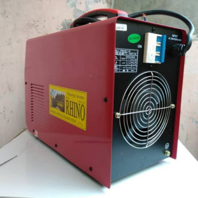 Mesin Las Inverter Las BLACK RHINO MMA 300 IGBT 2000 Watt 1 phase
