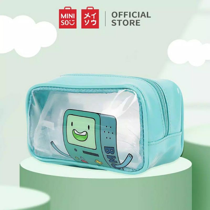 Miniso official Optical Cosmetic bag Adventure time / pouch kosmetik lucu