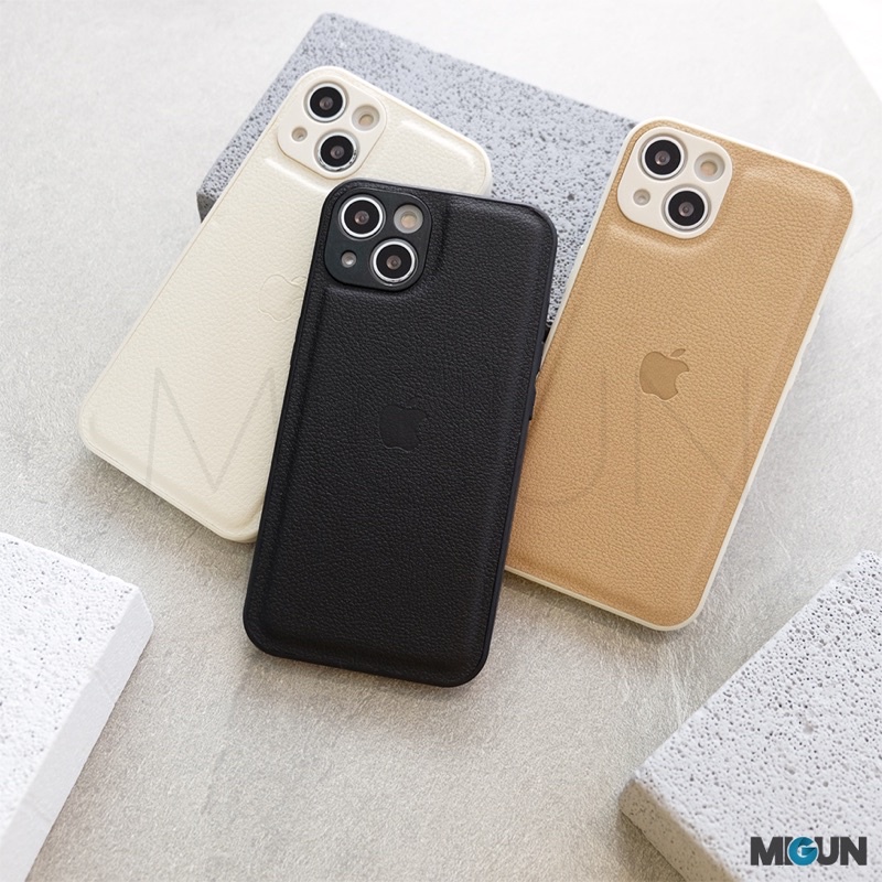 (2) Square Edge Leather Case - Softcase For iPhone 12 13 11 MINI PRO PROMAX 7 8 SE2020 7+ 8+ X XS XR XSMAX