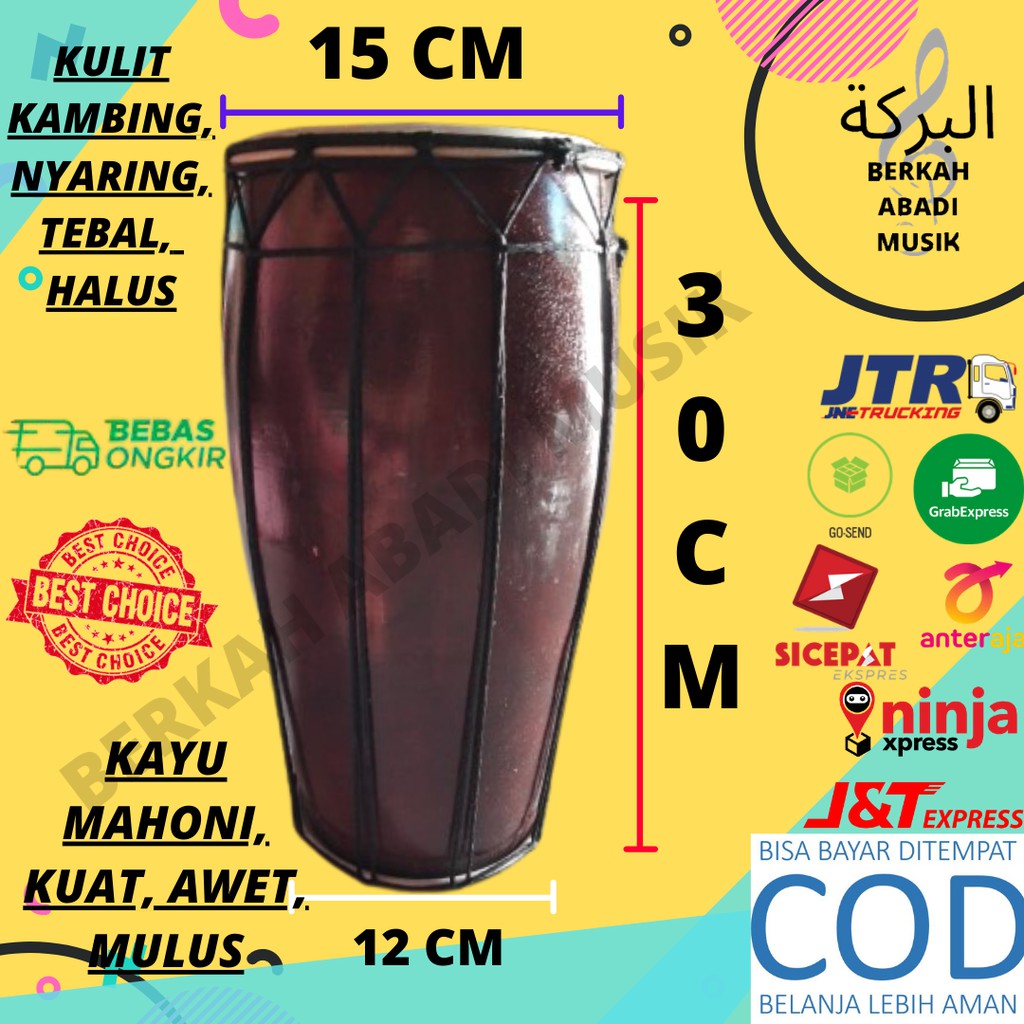 GENDANG JAIPONG ANAK 30 CM KENDANG JAIPONG ANAK KENDANG RAMPAK ANAK GENDANG RAMPAK ANAK GENDANG ANAK