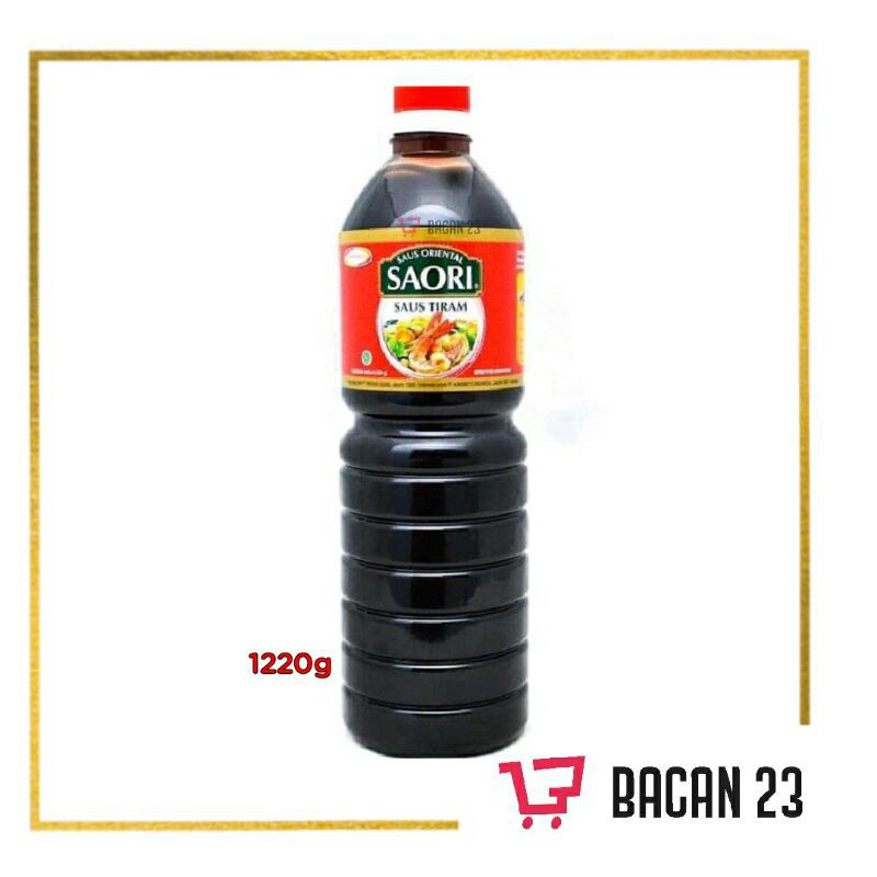 Saori Saus Tiram (1220gr) / Saus Oriental / Saos Tiram Botol Besar / Bacan 23 - Bacan23