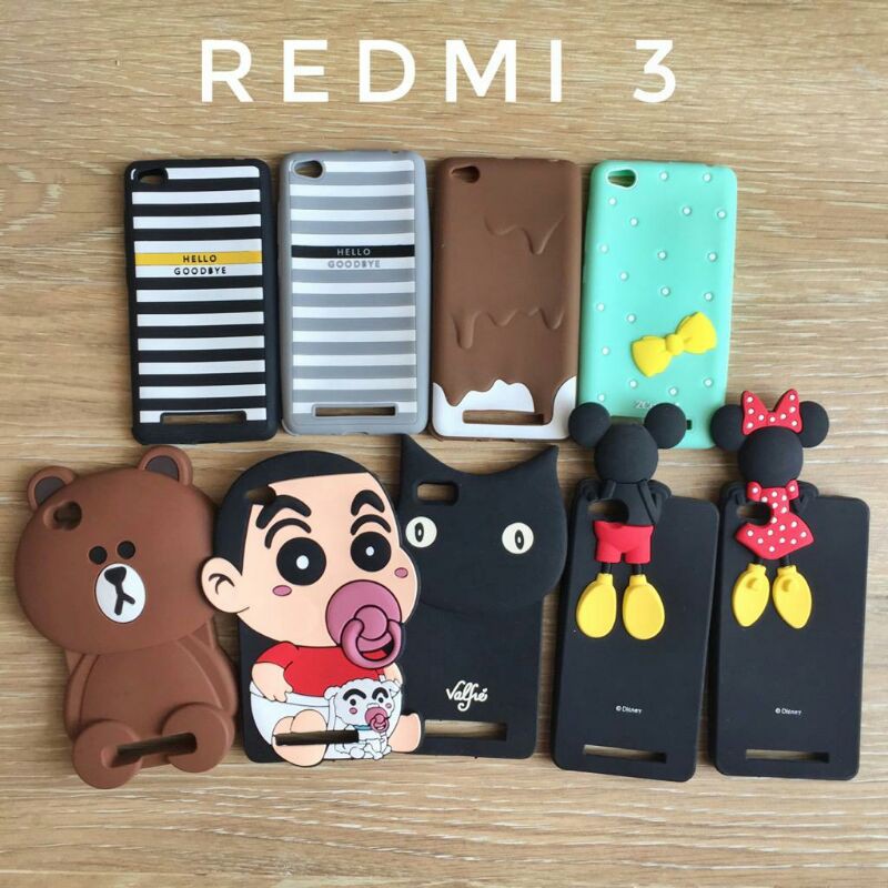 silikon rubber case xiaomi redmi 3 | casing hp xiaomi redmi 3