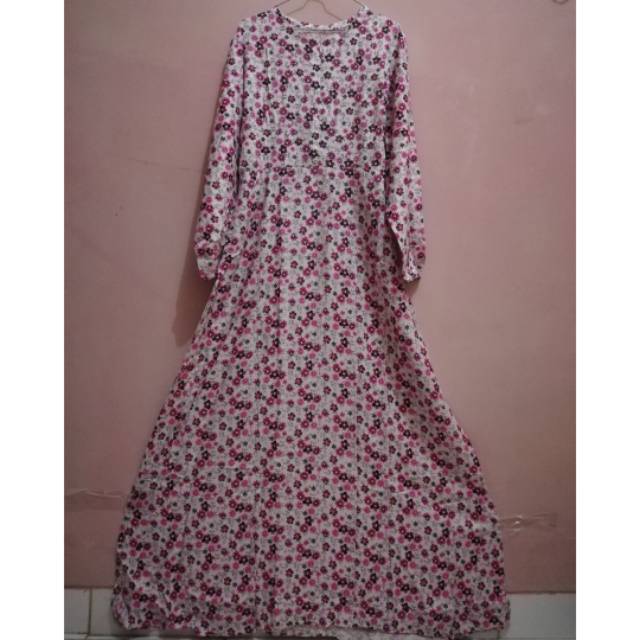 Gamis bali motif bunga