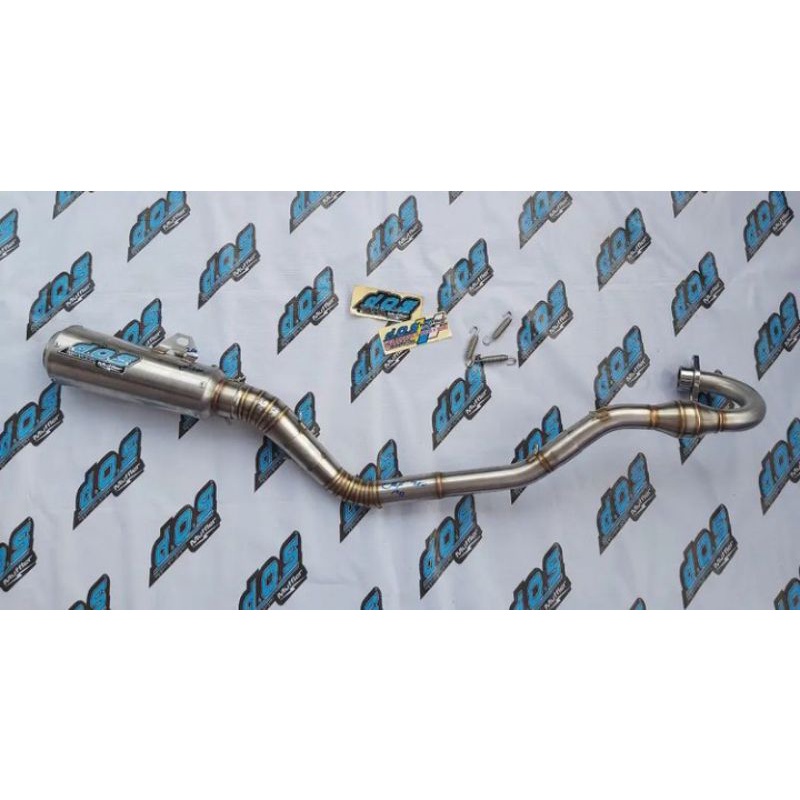Knalpot D.O.S Muffler Dos Muffler Original Jogja CRF 150 KLX Dtraker Gp Kompetisi Stainless Original