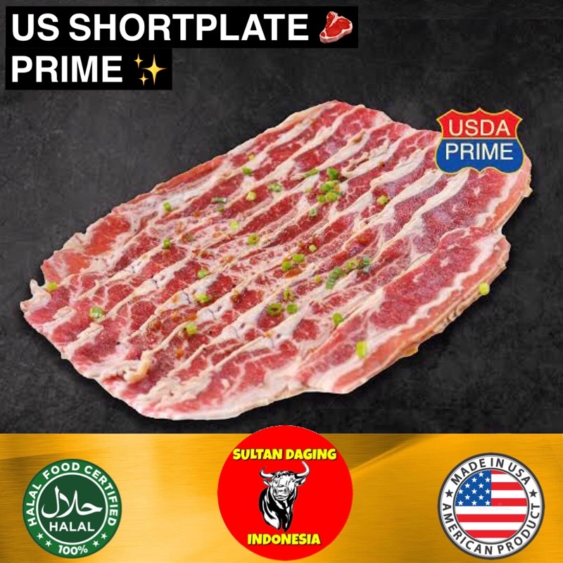 

SHORTPLATE BEEF PRIME 500 GRAM PREMIUM IMPORT DARI USA/ BEEF SLICE SHORTPLATE 500GR/BEEF SLICE PRIME