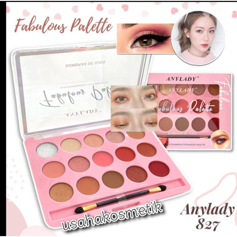 PROMO ESHADOW ANYLADY ES CREAM | PASSION  PALETTE  NO.A8636D | 826 | 827