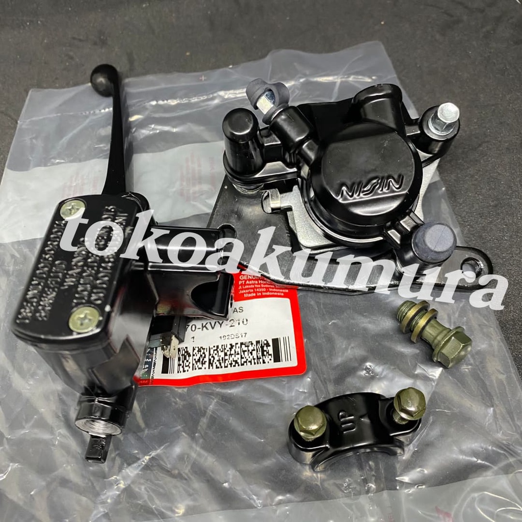 master rem atas assy plus kaliper cakram depan beat karbu vario lama vario karbu scoopy karbu