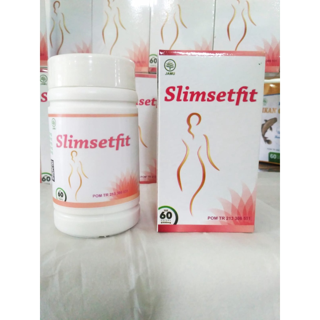 Kapsul Pelangsing Kapsul diet Detox Obat herbal untuk mengurangi lemak tubuh dengan Kapsul herbal Slimsetfit