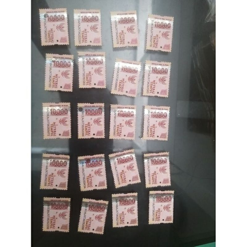 

materai 10.000 asli