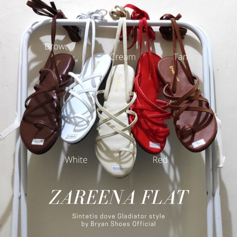 Bryan Zareena Sandal Tali Gladiator Lilit Cosplay Berkualitas Jumbo Bigsize Oversize 36-40 41 42 43