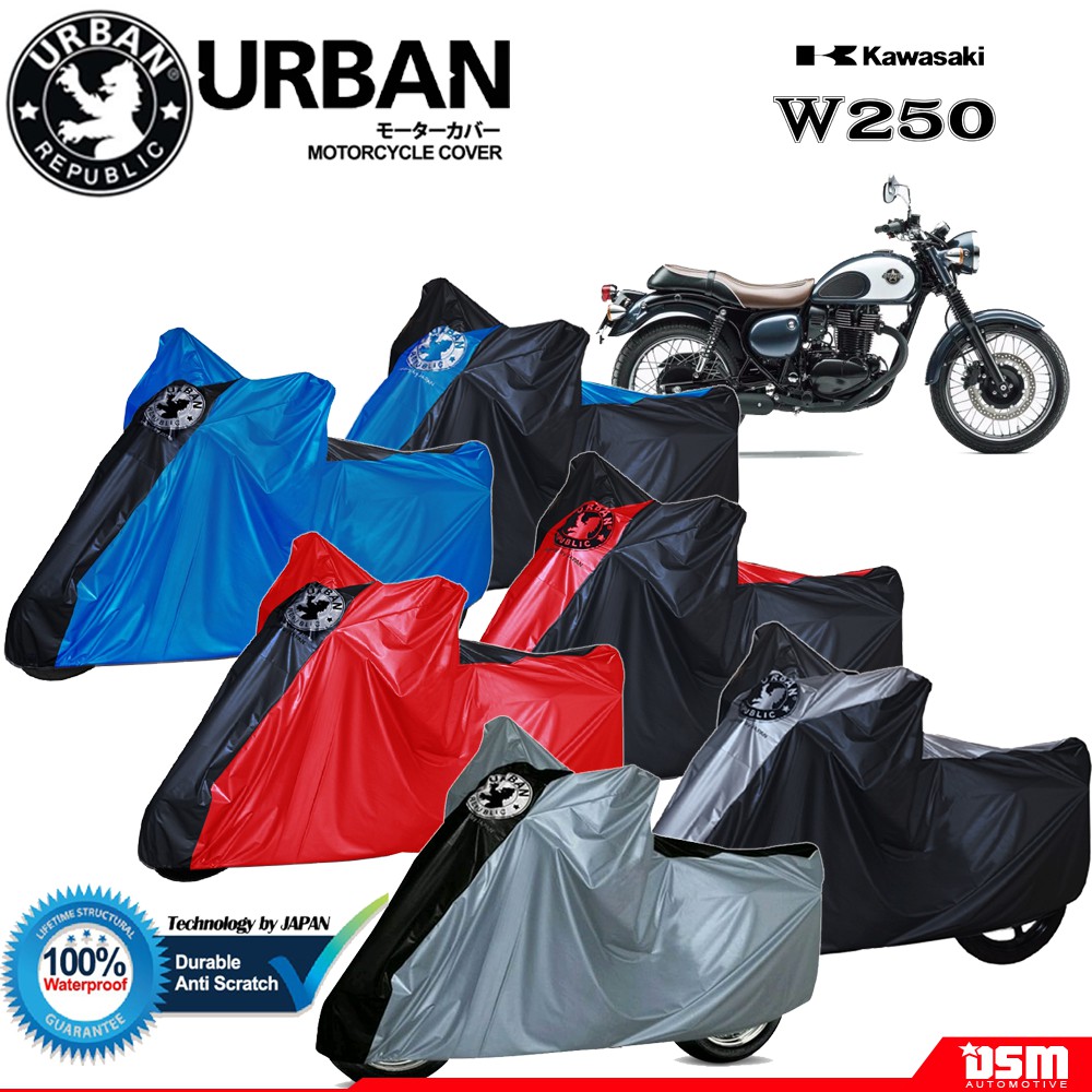 Urban / Cover Motor Kawasaki W250 Estrella 100% Waterproof / Aksesoris Motor Estrella / DSM