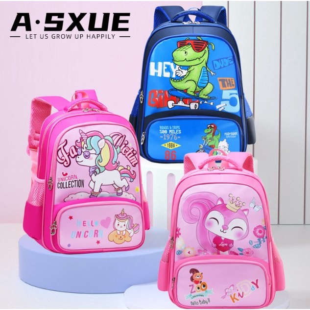 Tas Ransel Sekolah Anak Laki Laki Perempuan Karakter TK PAUD SD TA0007