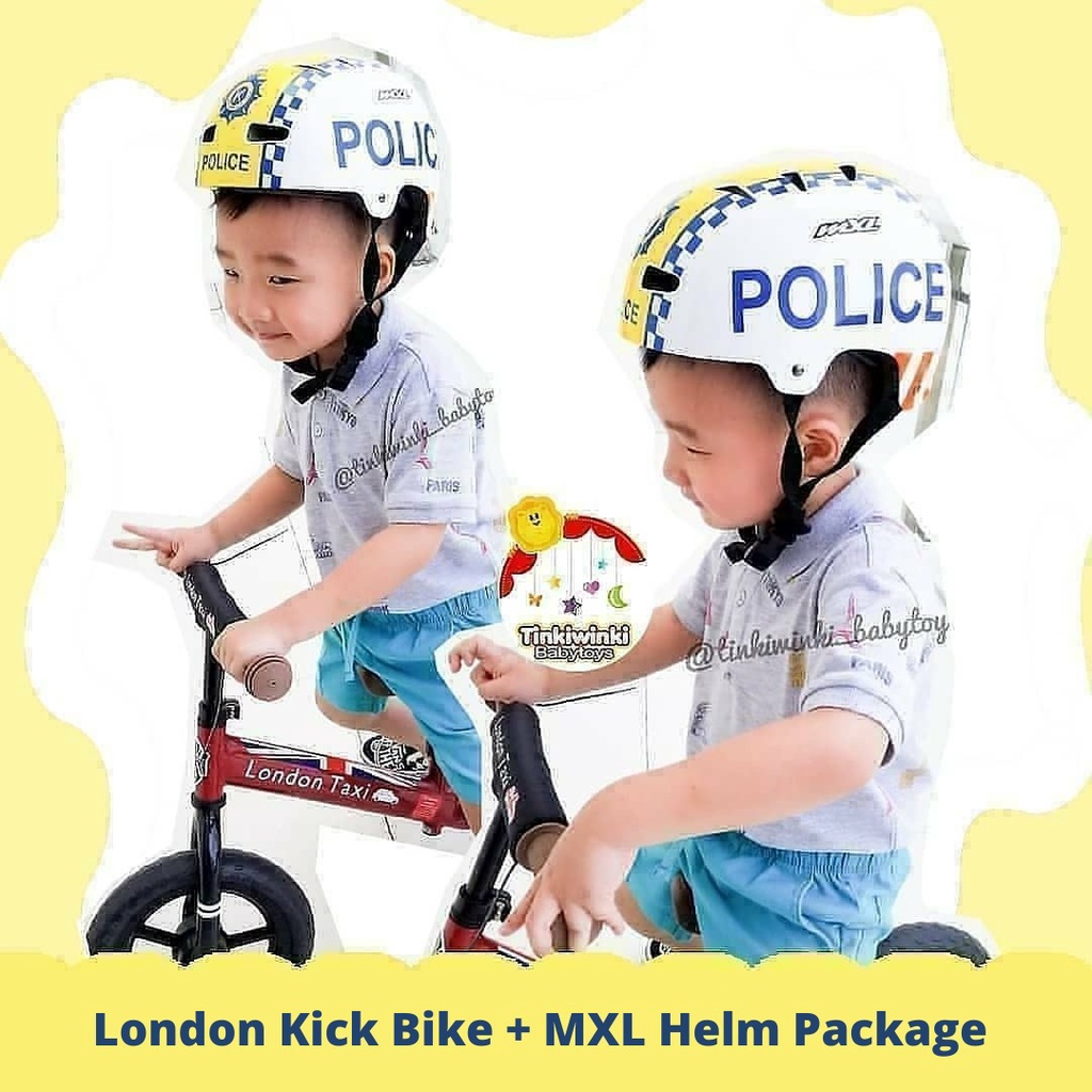 London Taxi Kick Bike + MXL Helm Package