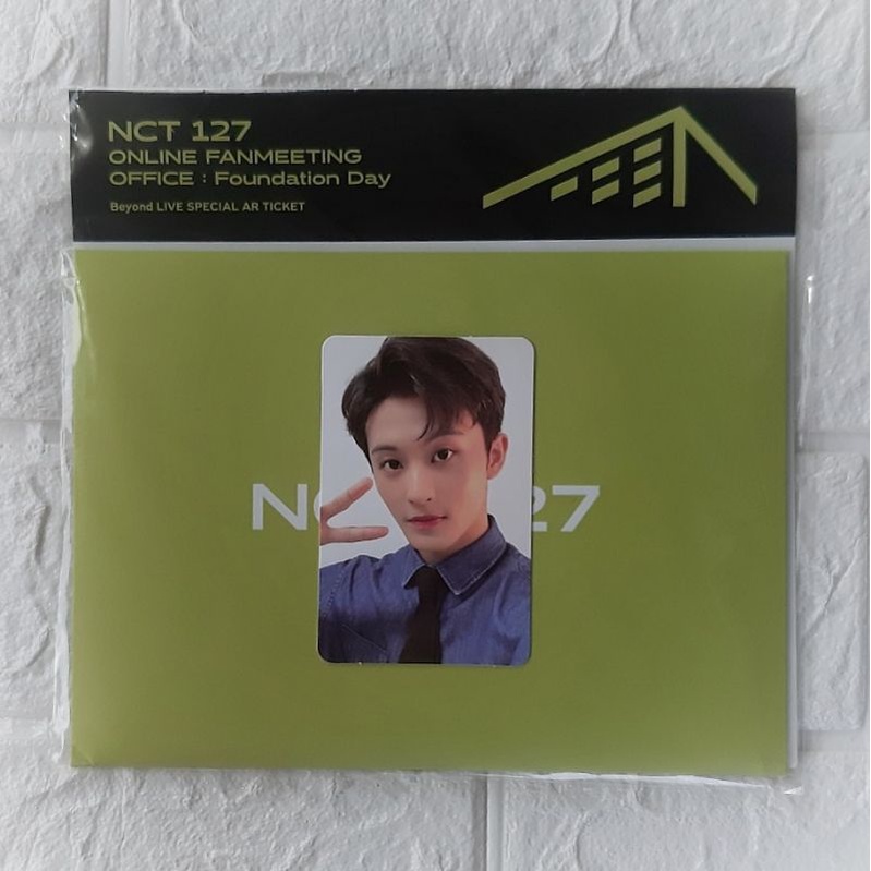 Ar ticket fanmeeting mark set pc mark ar ticket fanmeeting nct 127 official photocard