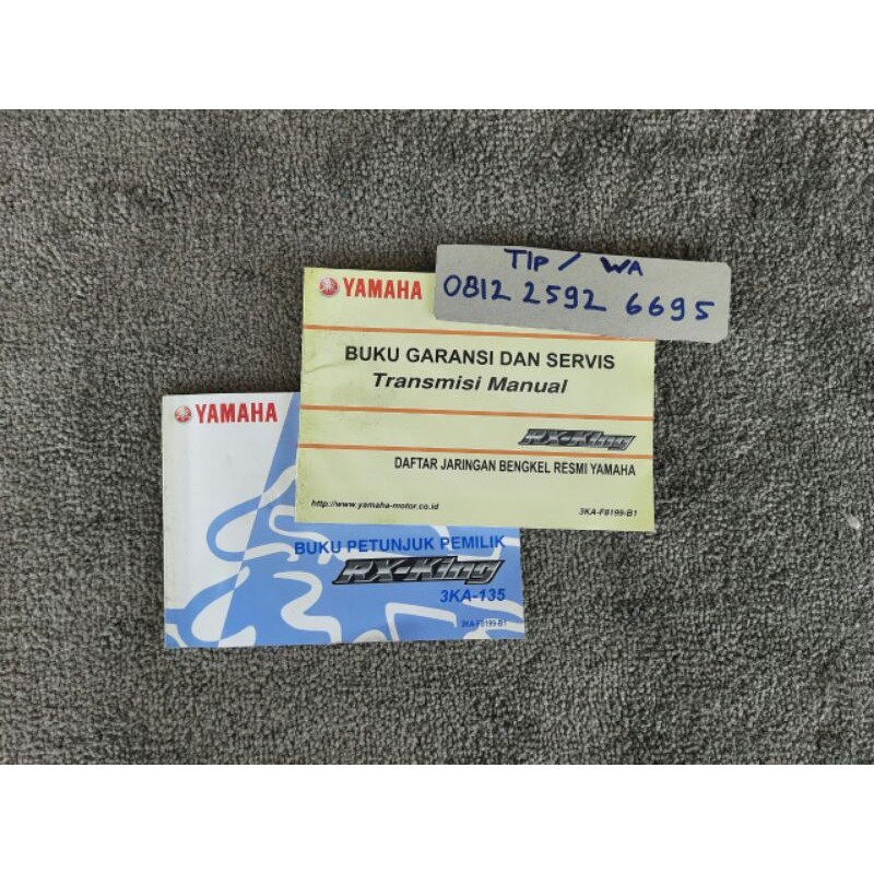 MANUAL BOOK RX-KING 2006-2009