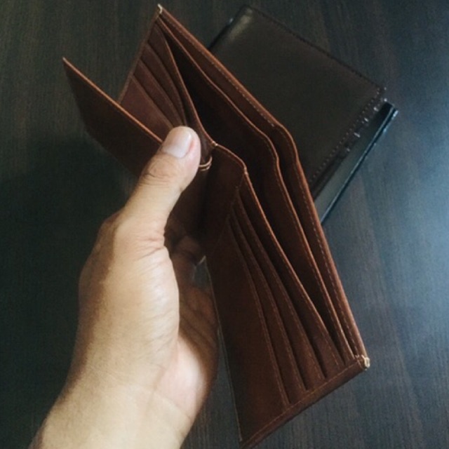 dompet pria model lipat biasa logo bahan sintetis lokal crom #dompet #dompetlipat #dompetpria #dompetcowok #dompetlokal