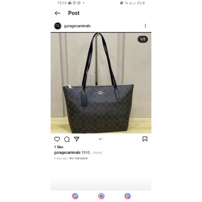 coach tote
