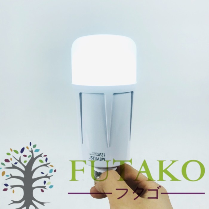 FUTAKO LAMPU EMERGENCY LED BOHLAM LED MAGIC 12 Watt MEVIUS