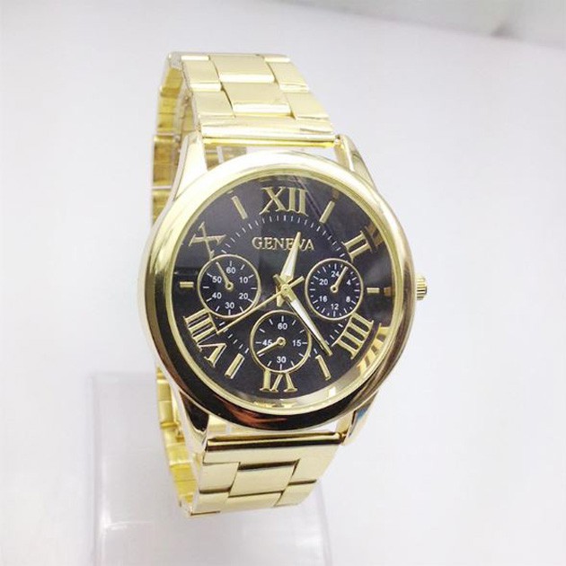 jam tangan fashion geneva chronograph chain watch (1J1) jwa051