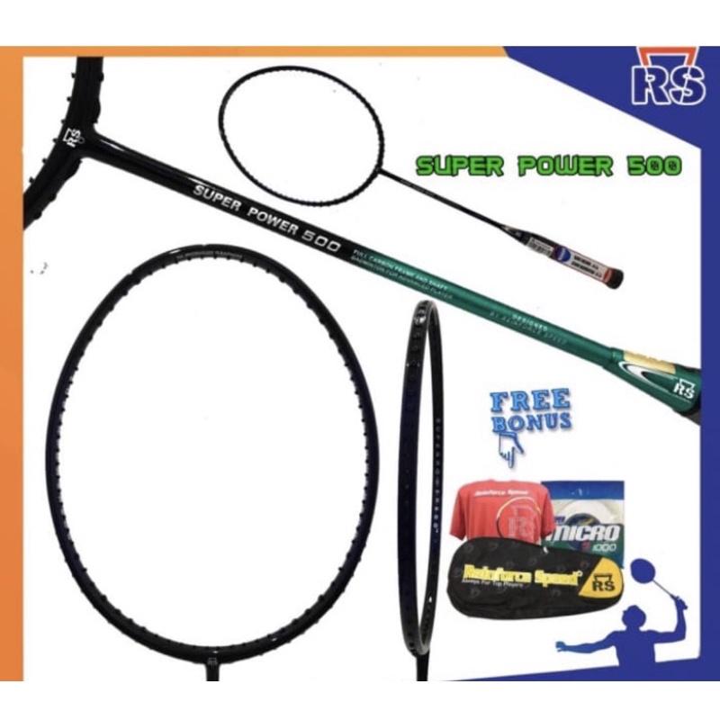 RAKET BADMINTON RS SUPER POWER 500 ORIGINAL