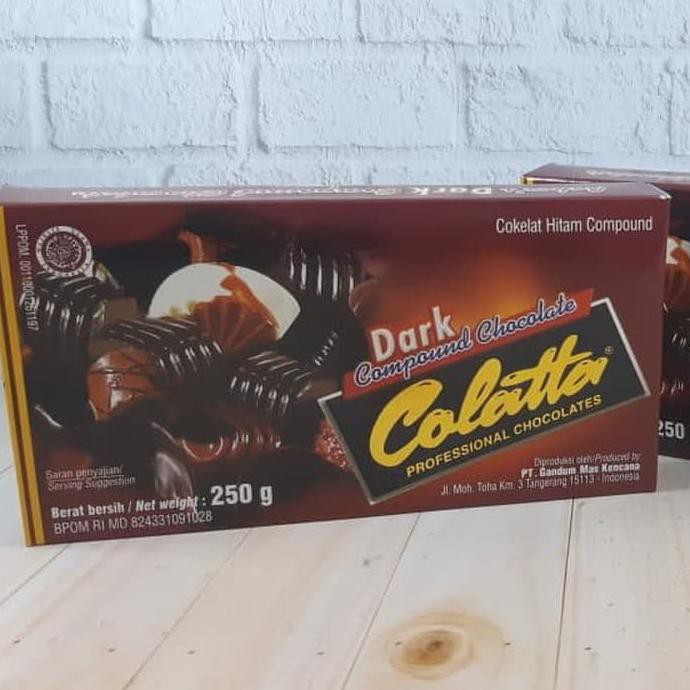 

Toko-Bahan-Kue- Colatta Dark Compound 250 Gr Coklat Hitam Compound Collata -Terlengkap-Termurah-