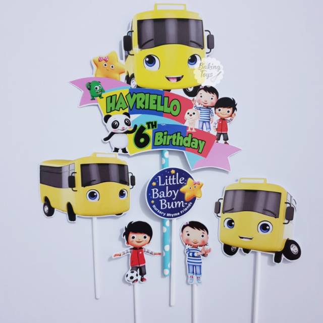 Topper Cake Birthday Go Buster Little Baby Bum