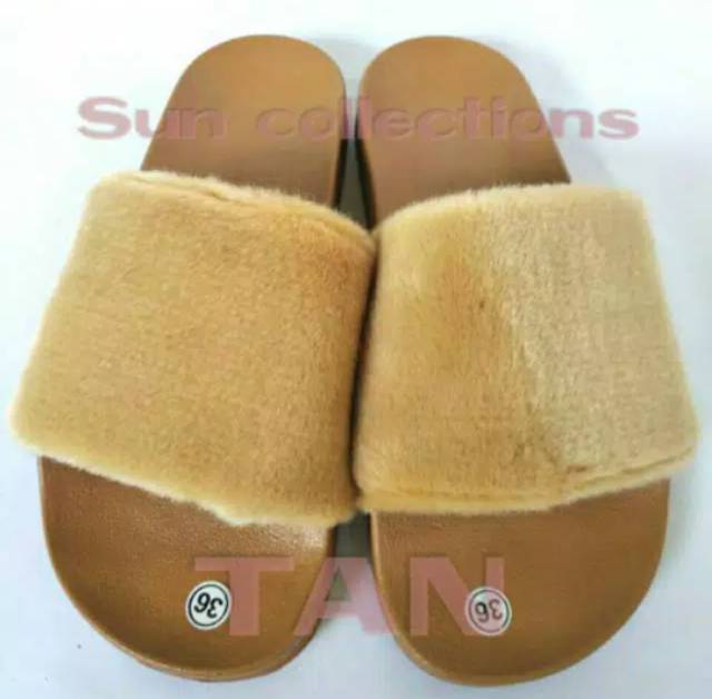 Sandal Selop Bulu Import CELLEO