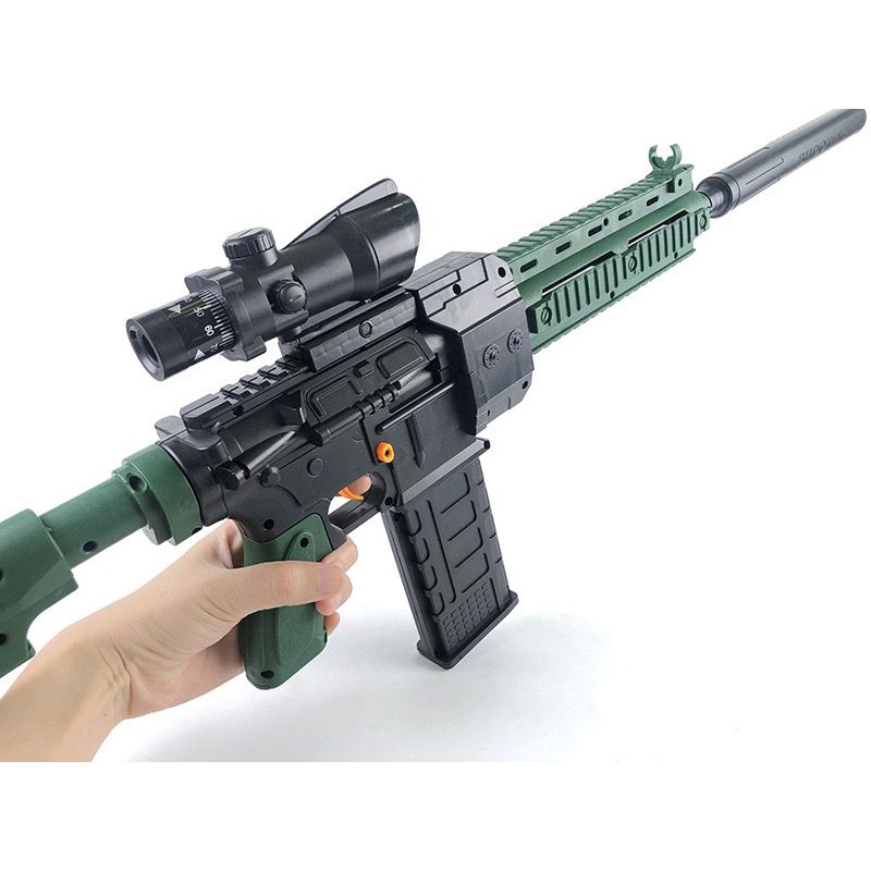 Mainan Anak PISTOL APEX KSL-416 Mainan Tembakan Series Pubg Soft Gun