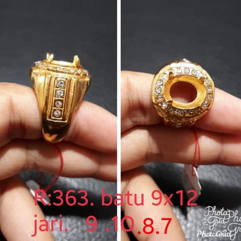 Ikat ring emban perunggu model eropa