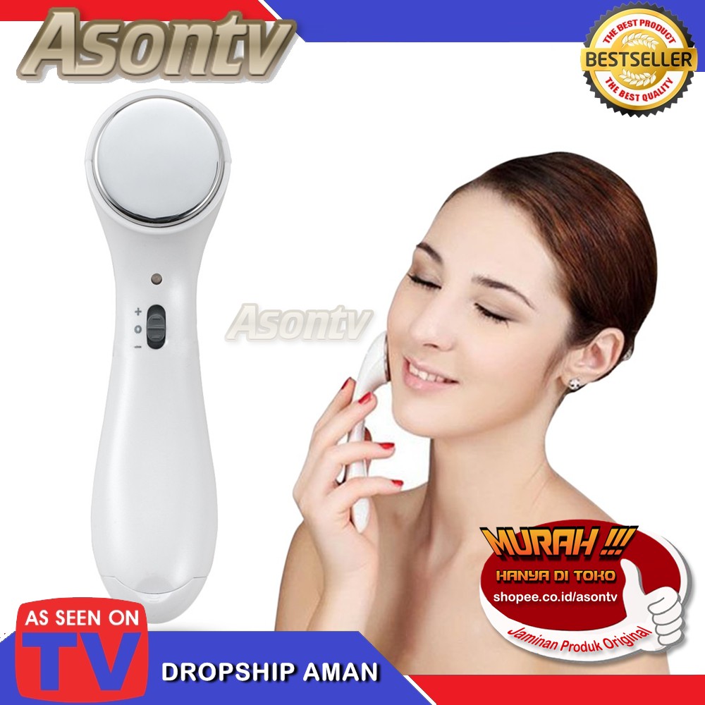 SETRIKA WAJAH ION FACE MASSAGER PEMBERSIH DAN PENGHALUS KULIT WAJAH