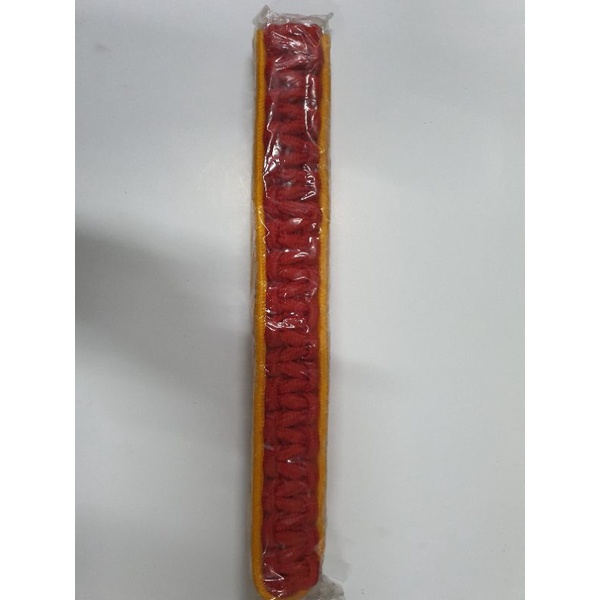 Tali kur merah list kuning besar | Tali kur merah lis kuning besar | Tali kur merah lis kuning