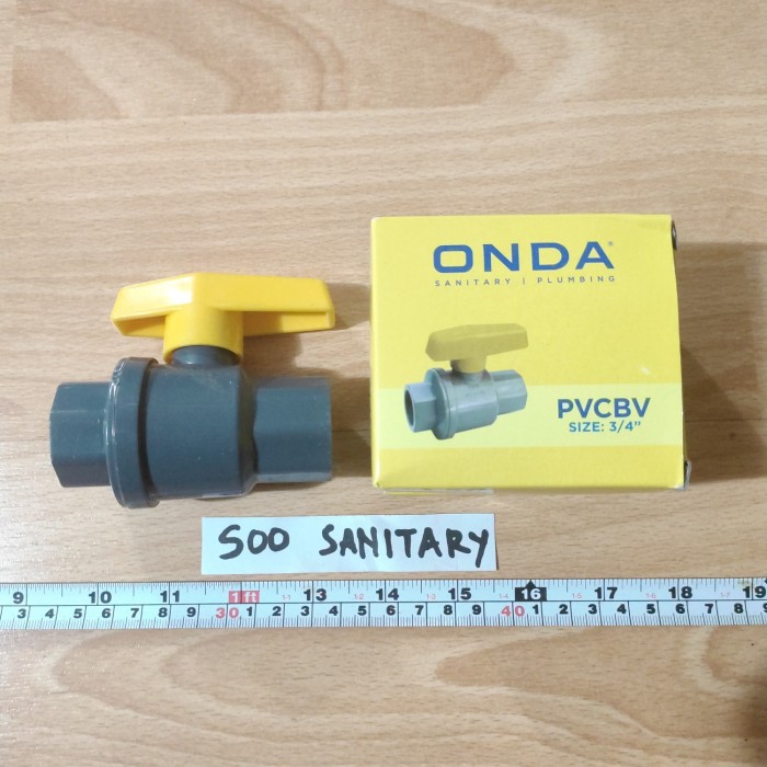 Ball Valve Onda PVCBV 3/4"  PVC sanitary ballvalve stopkran stop kran