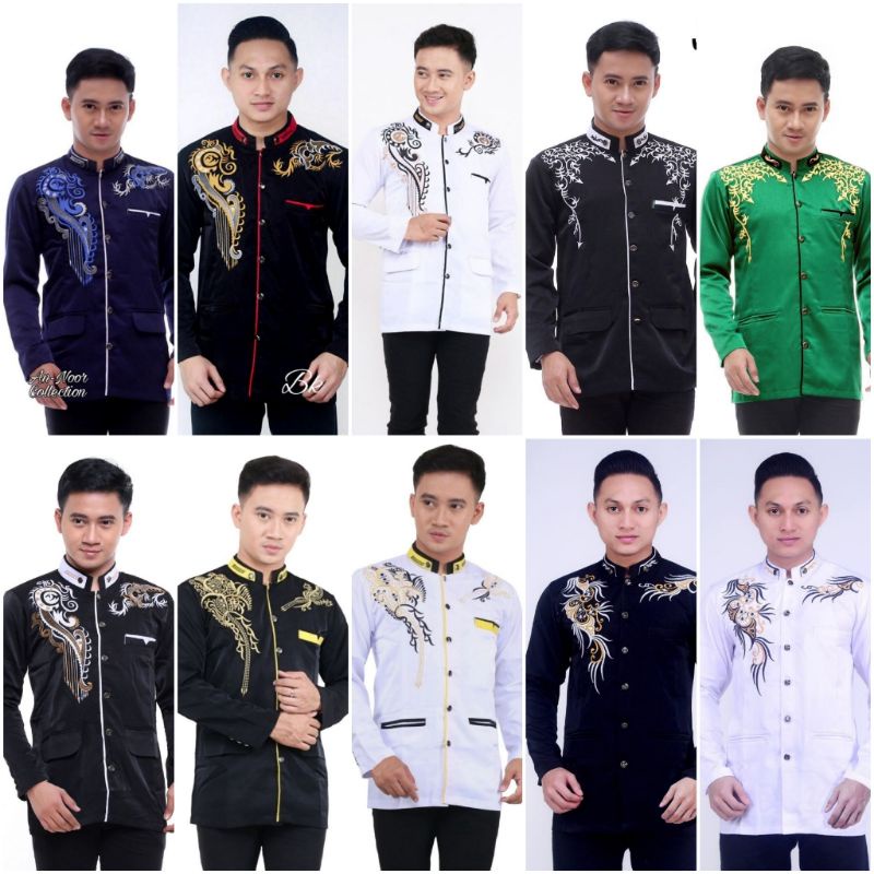jasko bordir pria dewasa jasko muslim jaskoko pakaian pria dewasa jasko polos
