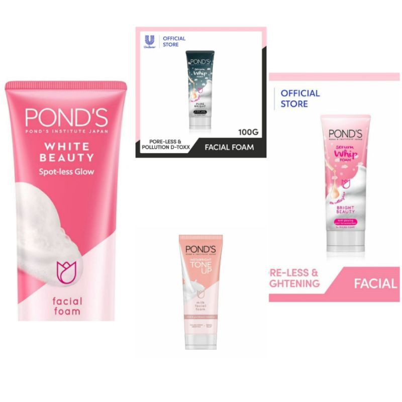 PONDS White Beauty Facial Foam 100gr