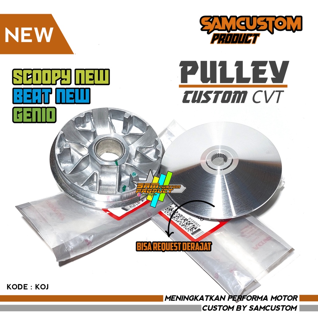 RUMAH ROLLER BEAT FI RACING PULLEY RACING RUMAH ROLLER BEAT ESP SCOOPY ESP KOJ