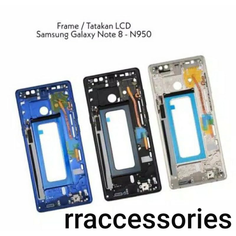 Frame lcd tatakan lcd bezel middle flat samsung galaxy note 8/n950