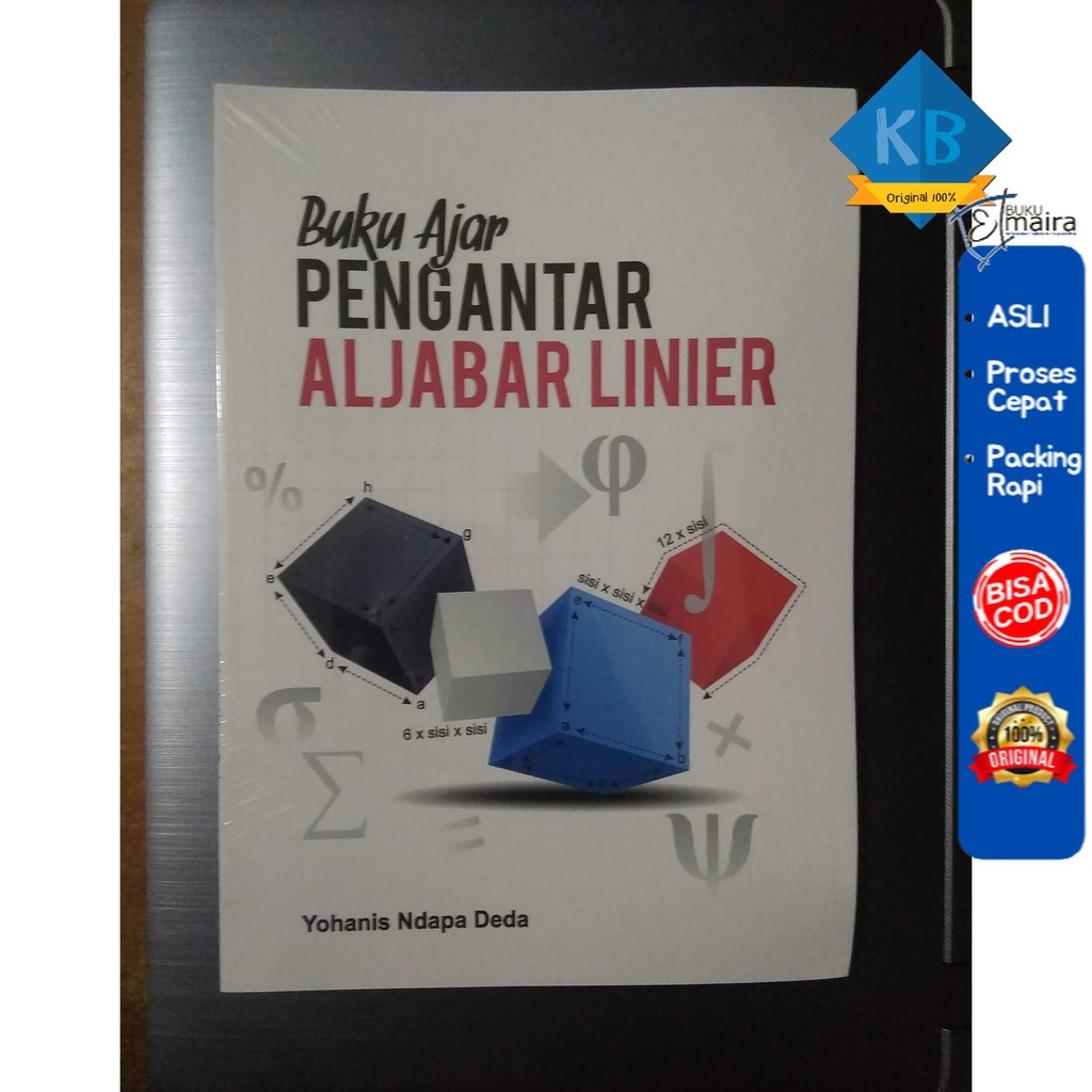 

Buku Ajar Pengantar Aljabar Linear - Yohanis Ndapa Deda - DEEPUBLISH