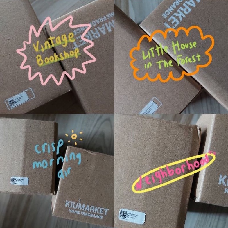 kiumarket scented candle spring collection