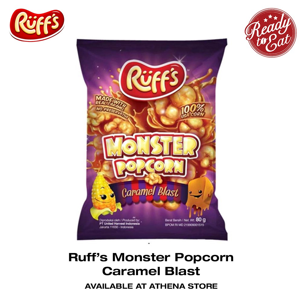 

Ruffs MONSTER POPCORN Caramel Blast 70gr | Ruff's MONSTER POPCORN