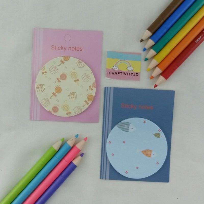 

Sticky Notes/Memo Paper Candy and Fish