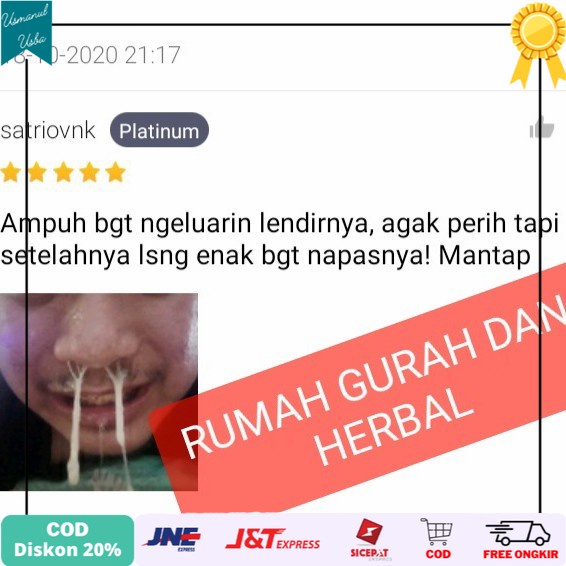 

◾COD◾ Ramuan Gurah Tetes Hidung Mandiri
