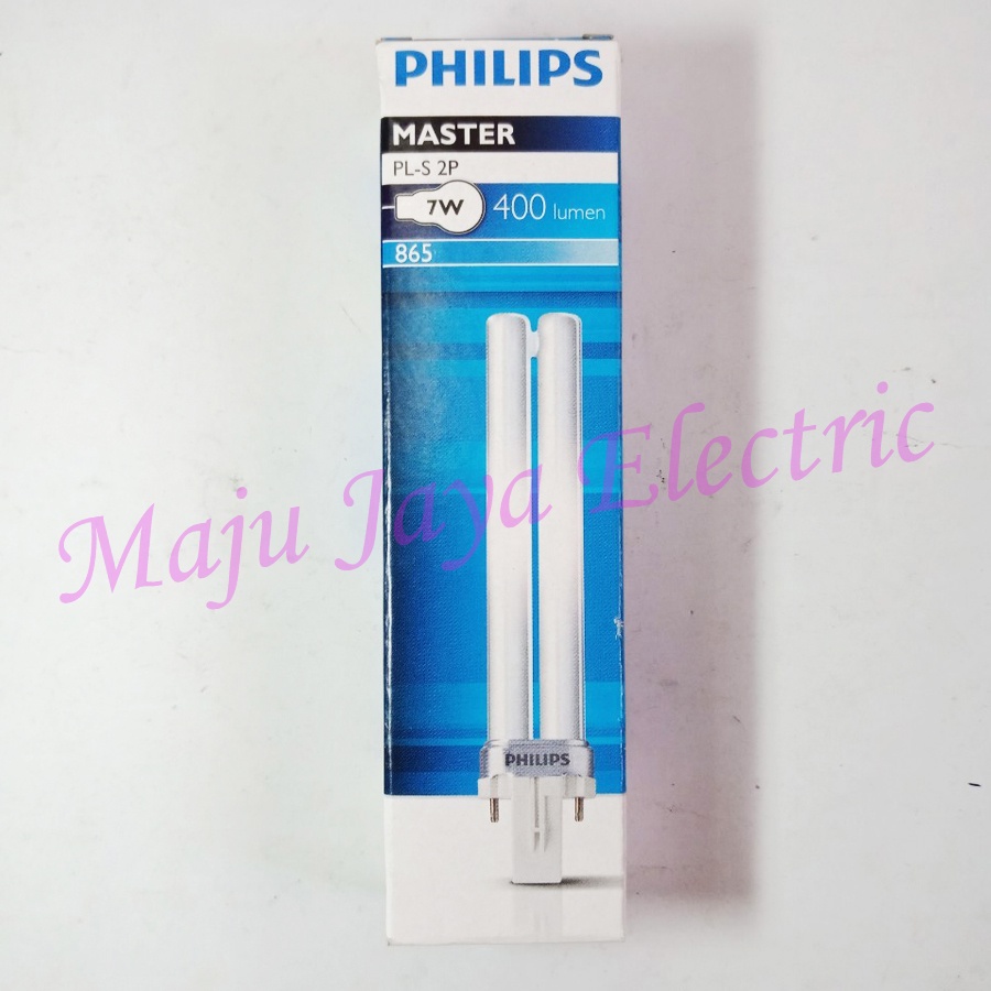 Lampu Tusuk 2 Pin Philips PLS PL-S 2P 7 watt 7 w Fitting G23 Putih / Kuning