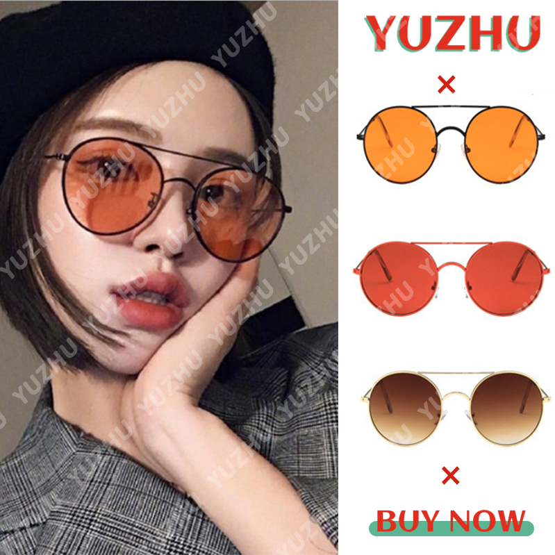 (YUZHU) COD Kacamata Bulat Fashion Untuk Wanita / Pria